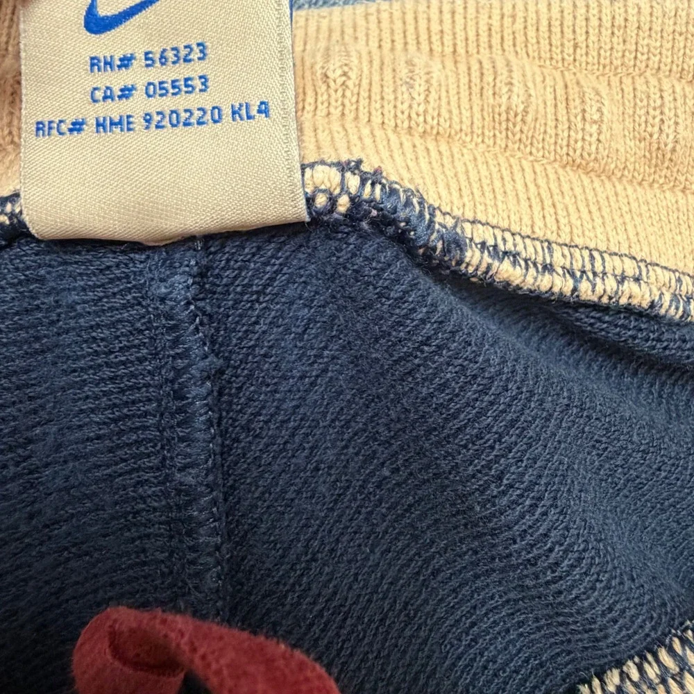 BRS Nike Mens Blue Ribbon Sports Retro Stripe Sweatpants Navy XL 36x33 Street
